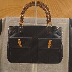 Gucci Bamboo Top Handle Bag - EUC